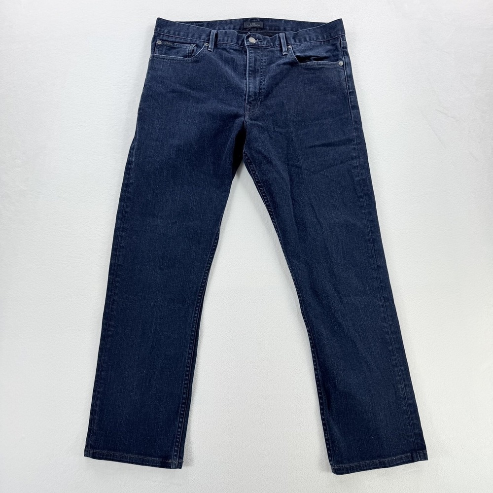 Polo Ralph Lauren Jeans Mens 34x34 Blue Straight Leg Dark Wash Denim Pants
